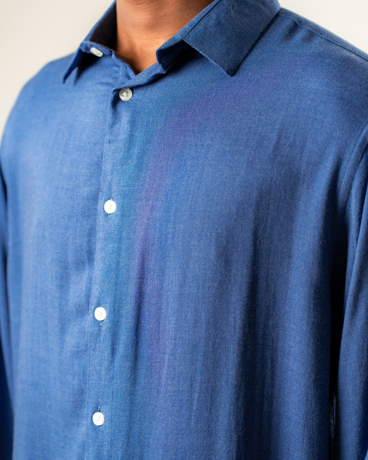Casual Full Sleeve Shirt : Cornflower Blue