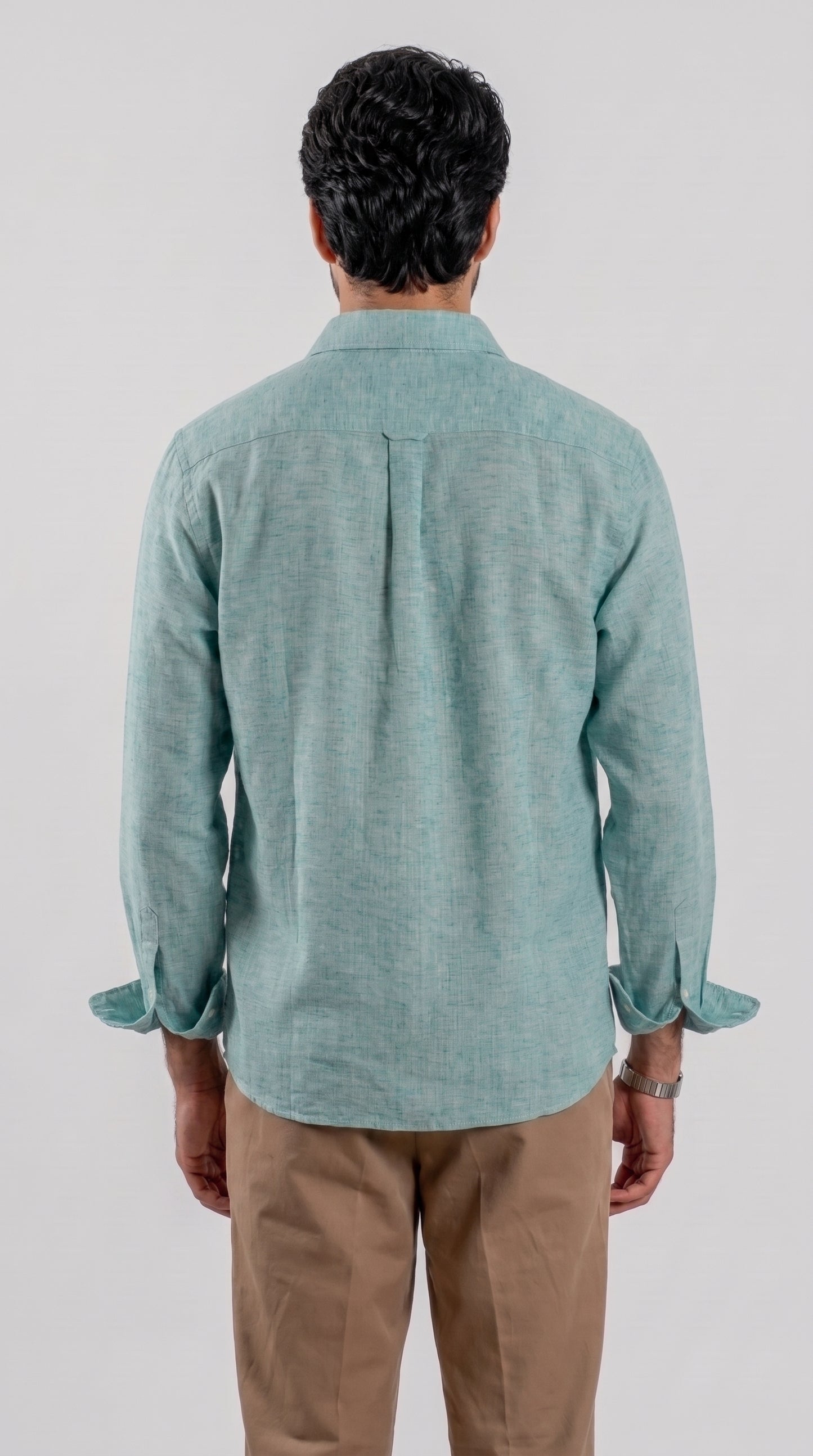 Casual Full Sleeve Shirt : Sky Blue